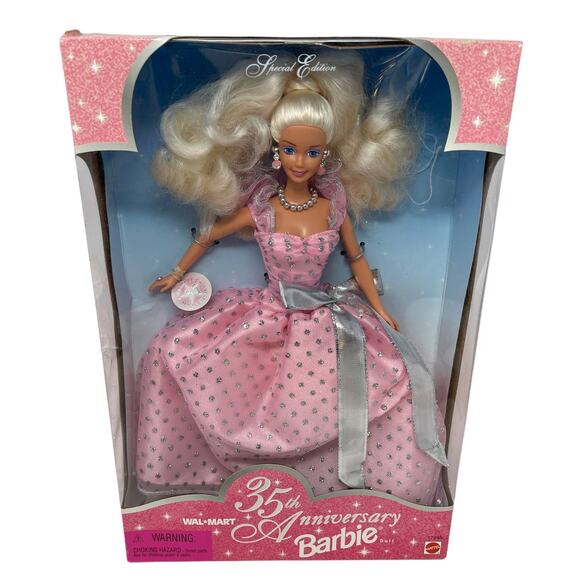Walmart Exclusive 35th Anniversary Barbie Doll 1997 Special Edition #17245 NRFB - Picture 1 of 7